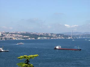 Vue du Bosphore depuis le Palais de Topkapi