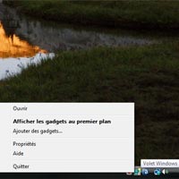 Windows Vista - Volet Windows et Gadgets