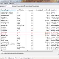 Windows Vista - Gestionnaire des Taches