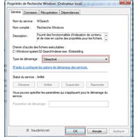 Windows Vista - Indexation