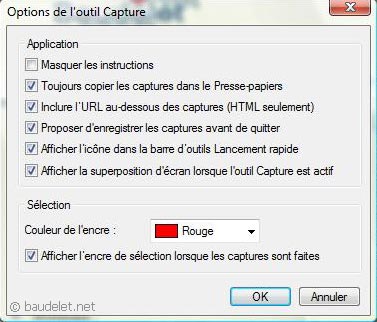 Outil Capture