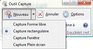 Outil Capture
